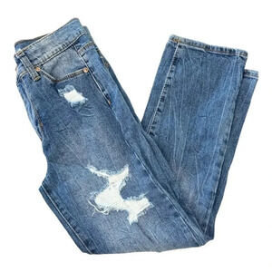 Jordache Girlfriend Straight Legged Denim Jeans Size 10